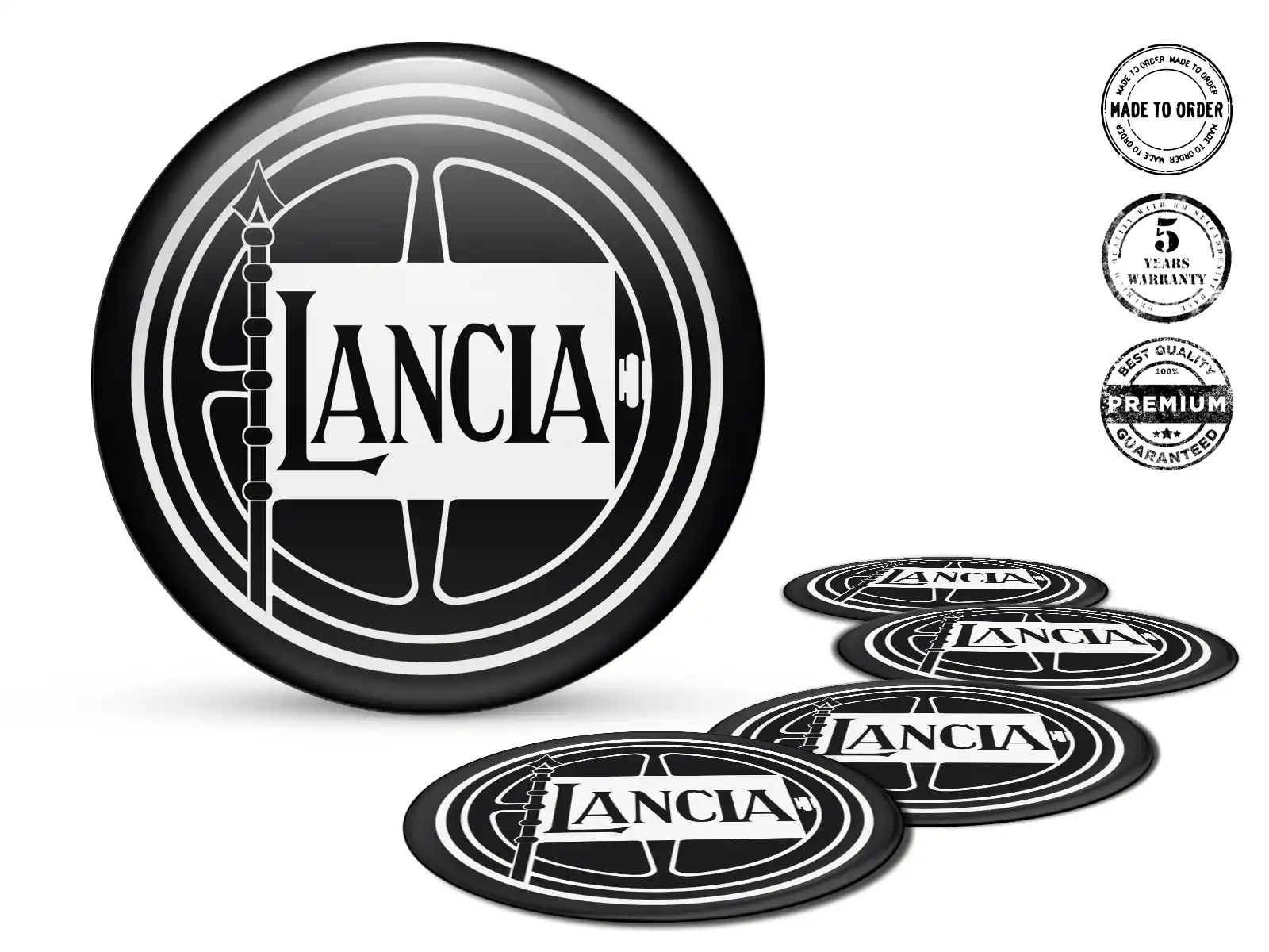 Lancia Decalcomania Cerchio Auto Design Cupola Elegante